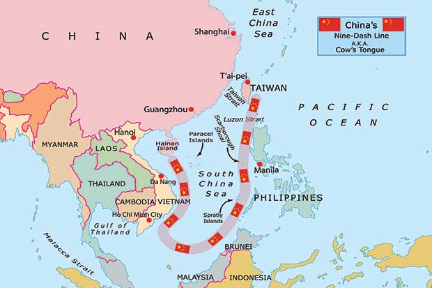 Nine Dash Line China di LCS Tak Punya Dasar Hukum
