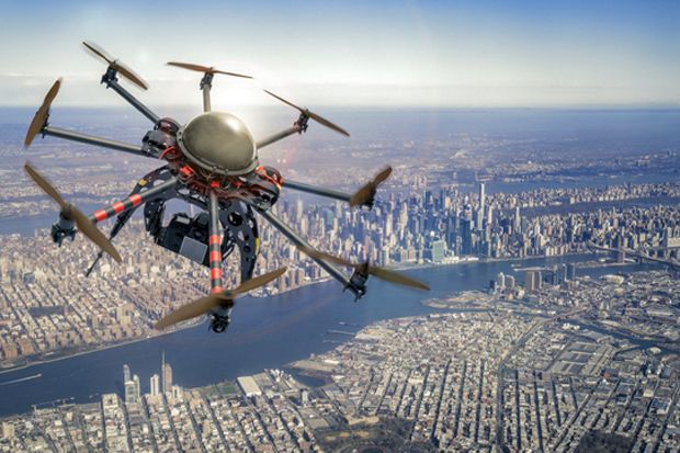 Kota New York Gunakan Drone Bantu Pemadam Kebakaran