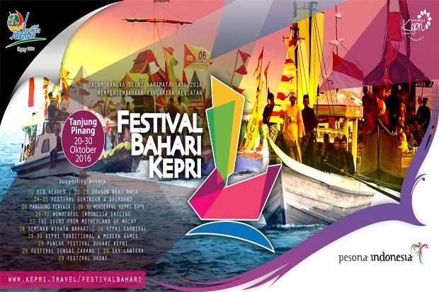 Festival Bahari Kepri dan Sail Karimata 2016 Dijamin Aman
