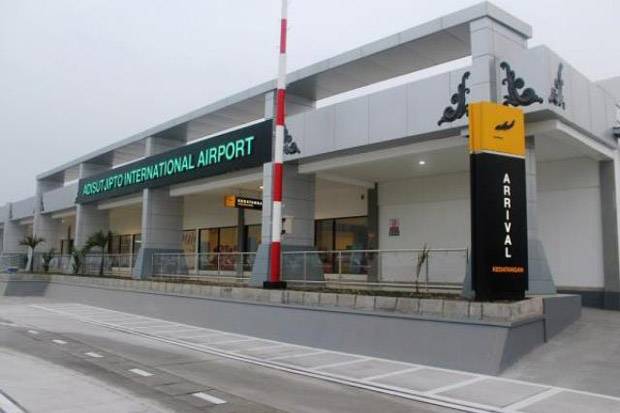 Penumpang Naik, Pendapatan Bandara Adisutjipto Meningkat 5%