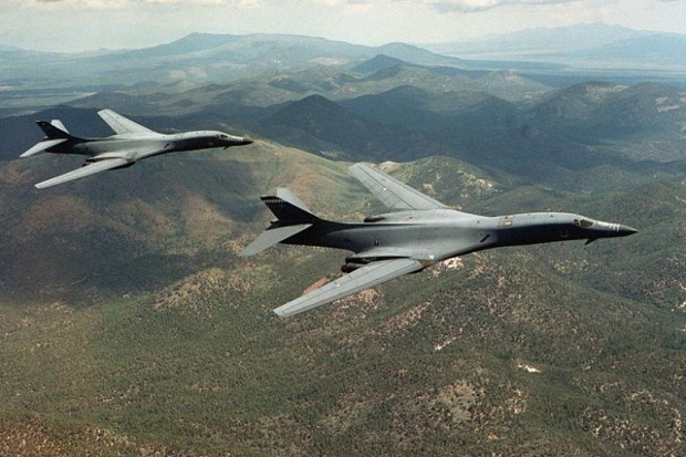 AS Tunda Kirim Dua Pesawat Bomber B-1B Supersonik ke Korsel