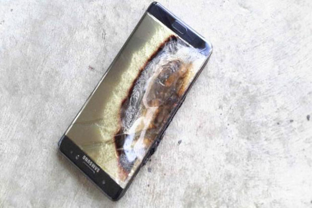 Dahsyatnya Ledakan Samsung S 7 Terekam CCTV