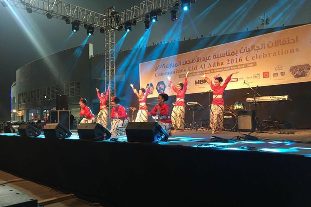 Kesenian Tradisional Indonesia Meriahkan Perayaan Idul Adha di Qatar