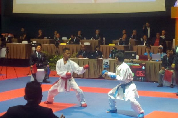 Lampung Rebut Emas Karate setelah Jabar Gagal Turunkan Jagoannya