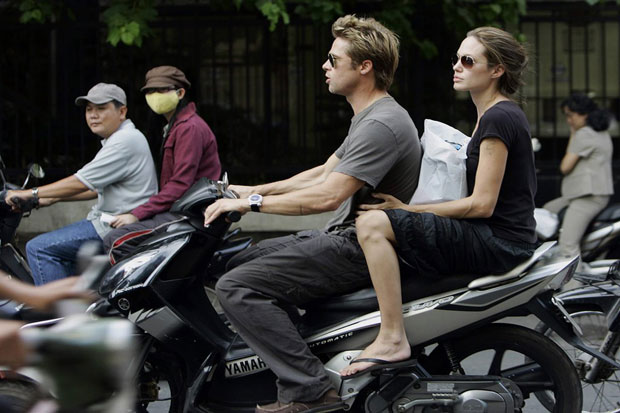 Motor-motor Ini Jadi Saksi Perjalanan Cinta Brad Pitt dan Angelina Jolie