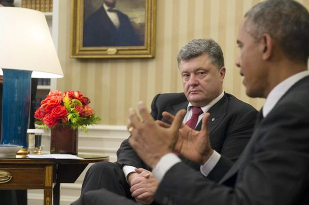 Bertemu Obama, Presiden Ukraina Bahas Perjanjian Minsk