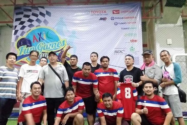 Anggota AXIC Tanding Futsal dan Gokart Antar Chapter