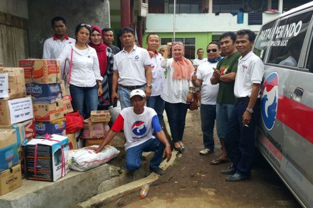 Tanggap Darurat Diperpanjang, Perindo Garut Tetap Siagakan Posko dan Ambulans