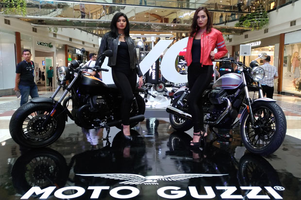 Moto Guzzi V9 dan Vespa Settantesimo Menggelinding di Indonesia