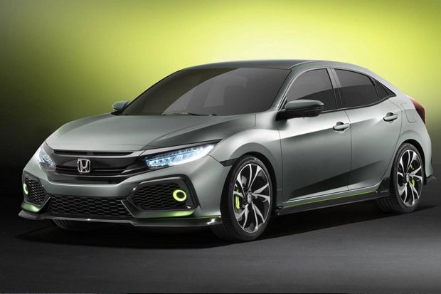 All New Honda Civic Hatchback Versi Produksi Tampil di Paris Motor Show