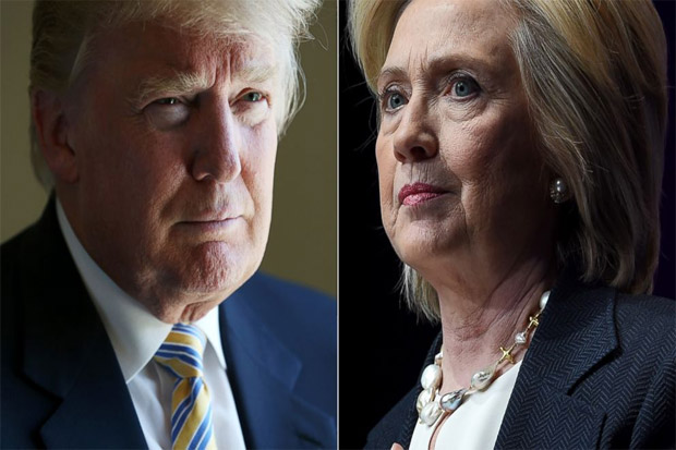 Polling Reuters: Hillary Unggul 5 Poin Atas Trump