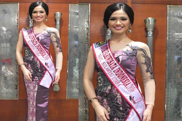 Lois Merry Tangel dari Sulawesi Utara Menangi Putri Pariwisata 2016