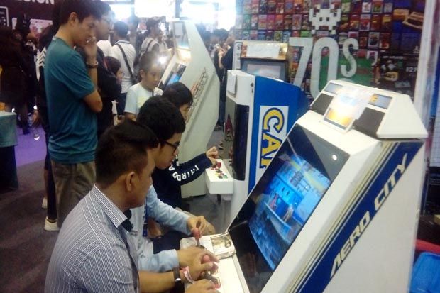 Asiknya Main Game Jadul di Indonesia Comic Con