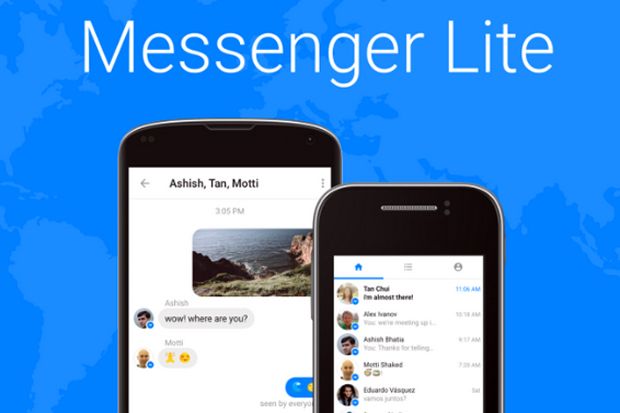 Facebook Resmi Luncurkan Messenger Lite