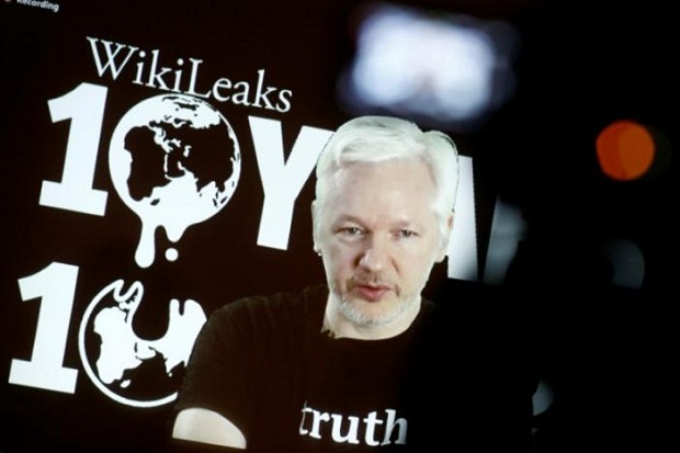 WikiLeaks Janji Rilis Sejuta Dokumen Rahasia Terkait Pilpres AS