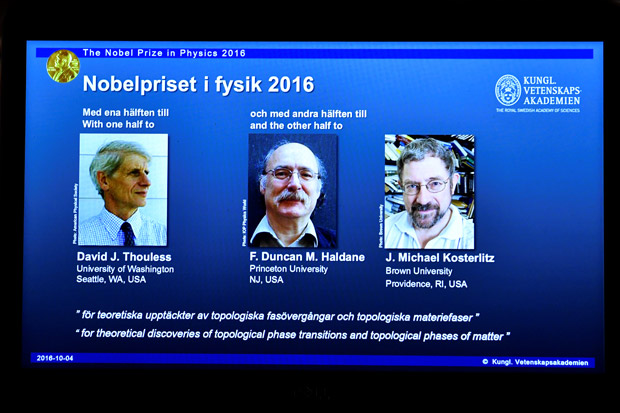 Tiga Ilmuwan Inggris Sabet Hadiah Nobel Fisika