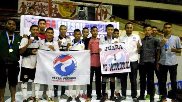 Kabupaten Rote Ndao Juara Liga Futsal Perindo Tingkat Regional