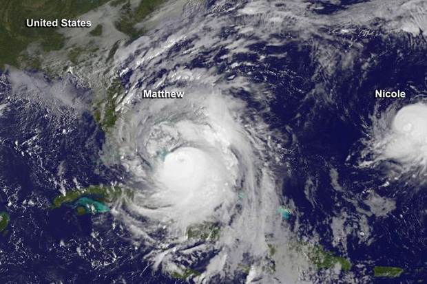 Tewaskan 140 Orang, Badai Matthew Sedang Menuju Amerika