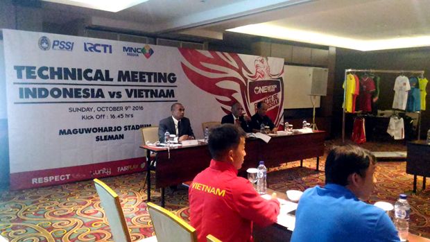 Persiapan Timnas Indonesia-Vietnam Masuki Tahap Technical Meeting