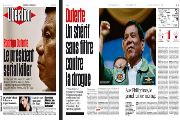 Koran Prancis Sebut Duterte Presiden Pembunuh Berantai