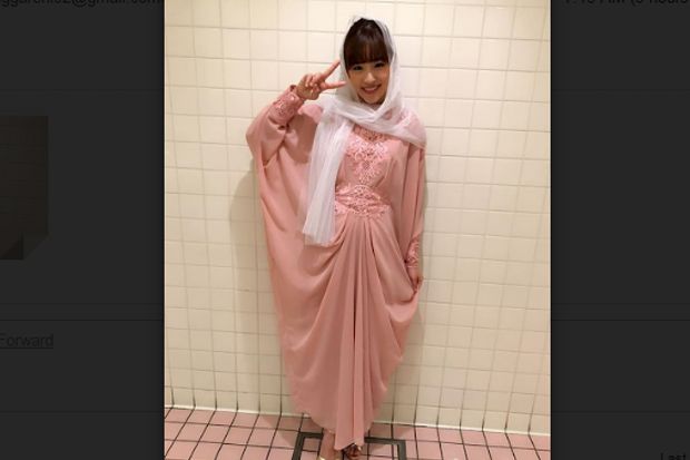 Cantiknya Haruka Nakagawa Pakai Hijab