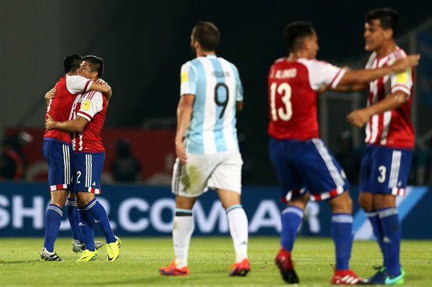 Paraguay Bekuk Argentina yang Main Tanpa Messi