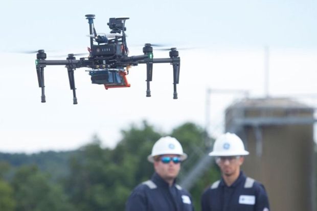 Drone Buatan GE Bisa Deteksi Kebocoran Pipa Minyak