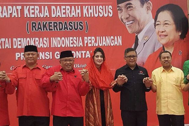Pilkada Gorontalo, PDIP Gotong Royong Menangkan Hana-Toni