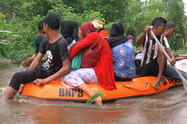Banjir Rendam Ribuan Rumah di Aceh Barat