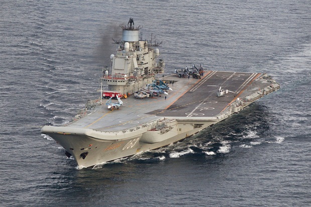 Armada Kapal Induk Rusia Menuju Suriah Diintai NATO