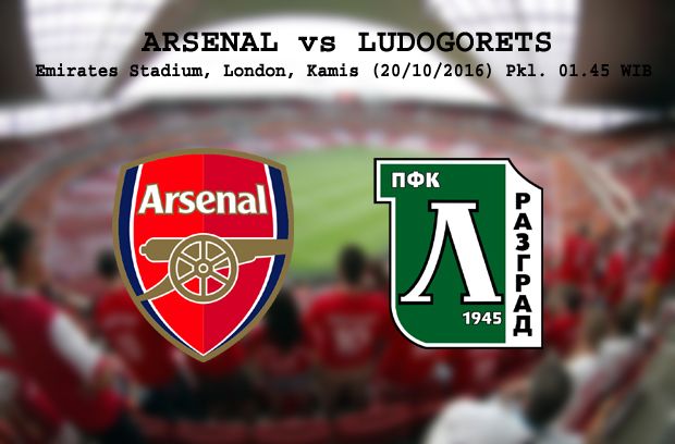 Preview Arsenal vs Ludogorets: Menjaga Rekor Kandang
