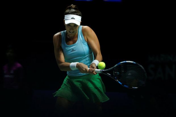 Muguruza Dibuat Frustrasi sejak Awal Final WTA