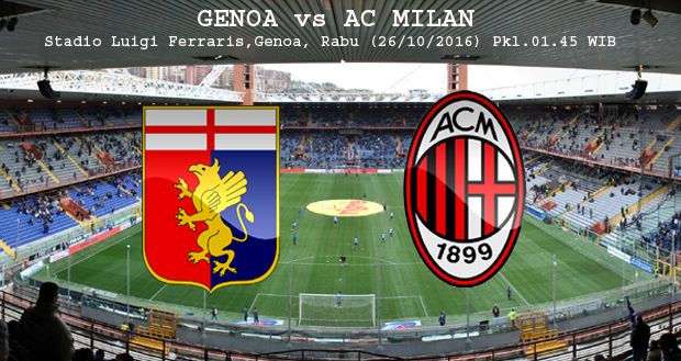 Preview Genoa vs AC Milan: Merajut Tren Positif