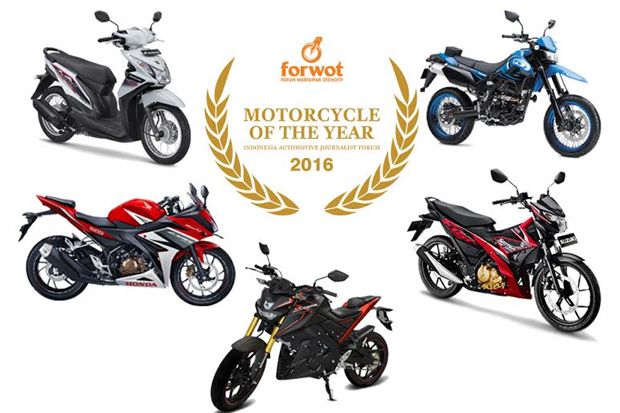 Lima Model Sepeda Motor Berebut Gelar Motorcycle of the Year 2016