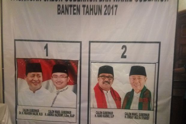 Wahidin-Andika dan Rano-Embay Sudah Serahkan Laporan Awal Dana Kampanye