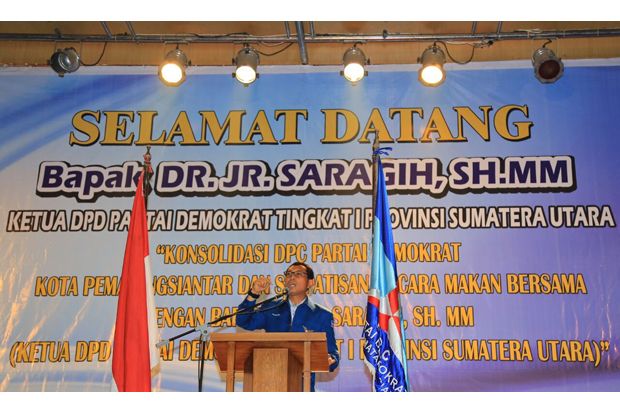JR Saragih Minta Kader Demokrat Santun dalam Menangkan Pilkada