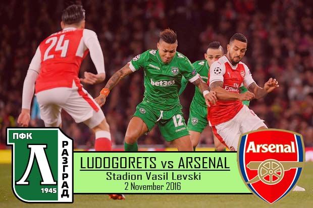 Preview, Prediksi Skor, Data dan Fakta Ludogorets vs Arsenal