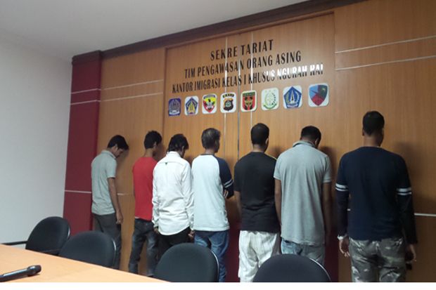 Tujuh Imigran Bangladesh Ditangkap di Bandara Ngurah Rai