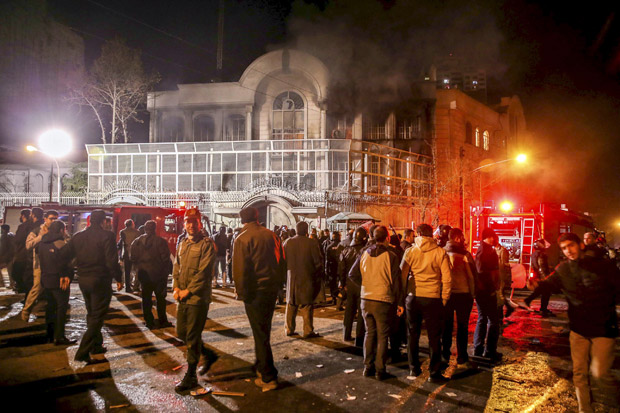 Iran Sebut Ada 20 Tersangka Penyerangan Kedutaan Saudi