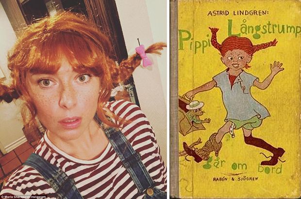 Pippi Longstocking, Karakter Anak Favorit Maria Sharapova