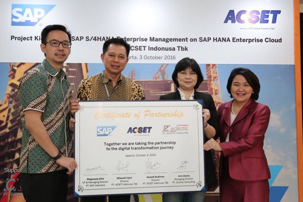 ACSET Beralih ke SAP HANA Enterprise Cloud untuk Memudahkan Bisnis