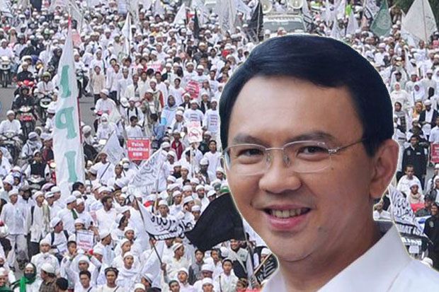 Gubernur Syahrul Yasin Limpo Orasi di Demo 4 November 2016