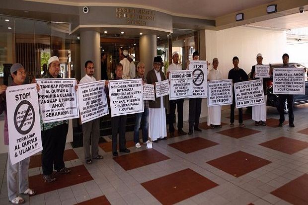 Puluhan Ormas Islam RI di Australia Ikut Mendemo Ahok