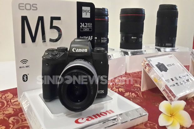 Canon EOS M5 Kamera Mirroless Premium Berteknologi Mumpuni