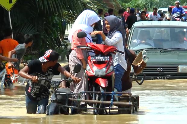 Banjir Terjang Aceh Barat, Satu Orang Terseret Arus