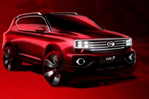 GAC Motor Hadirkan SUV GS7 Perdana di Detroit Motor Show 2017