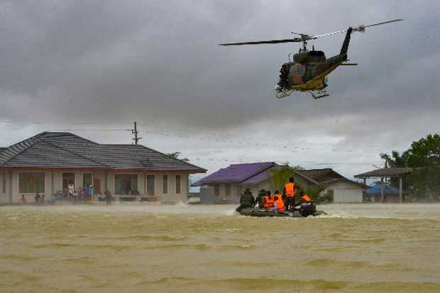 Banjir Terjang Thailand Selatan