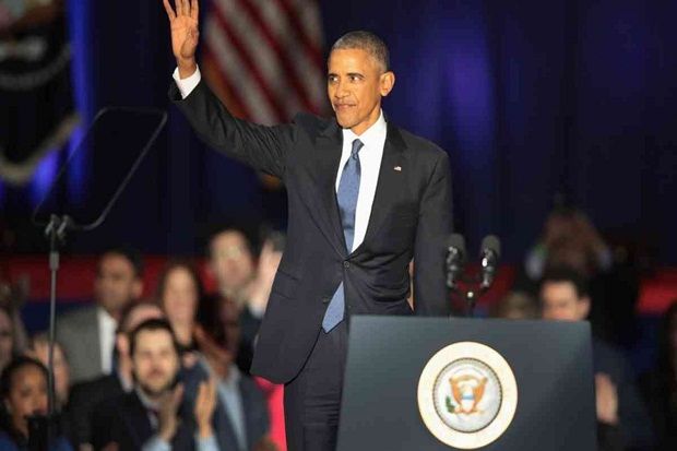 Pidato Perpisahan Obama: Giliran Saya Ucapkan Terima Kasih....
