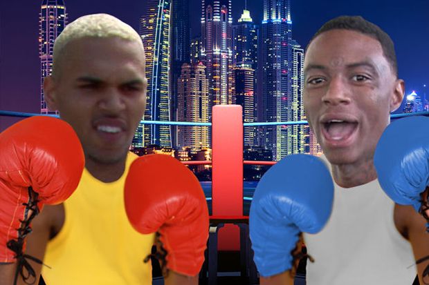 Dubai Jadi Lokasi Duel Chris Brown vs Soulja Boy