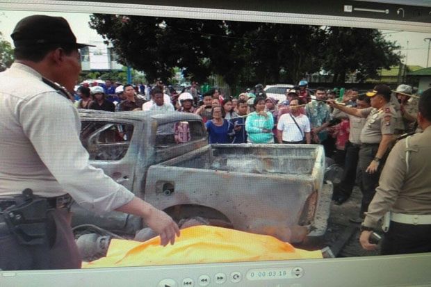 Polisi Temukan Satu Jenazah Gosong dari Warung yang Ludes Terbakar